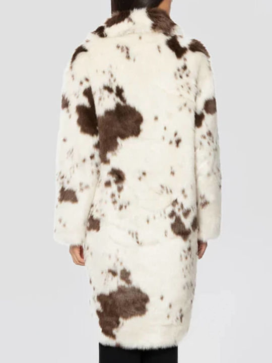 Women's Short Fur Beige