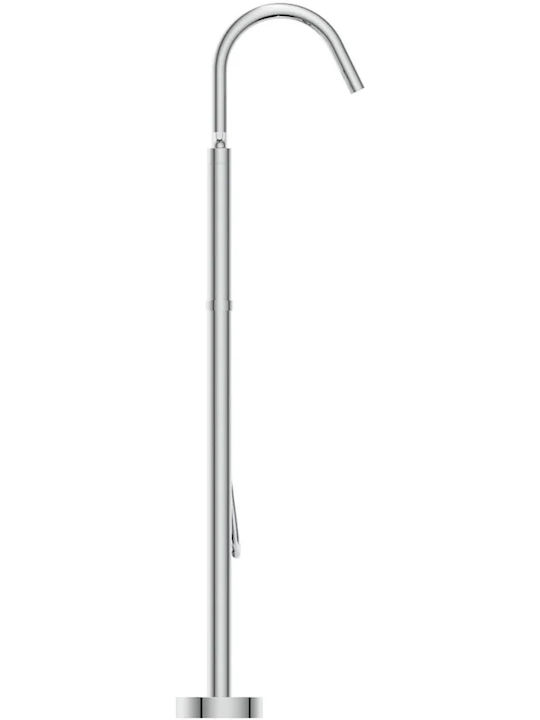 Ideal Standard Αναμεικτική Μπαταρία Μπανιέρας Ασημί