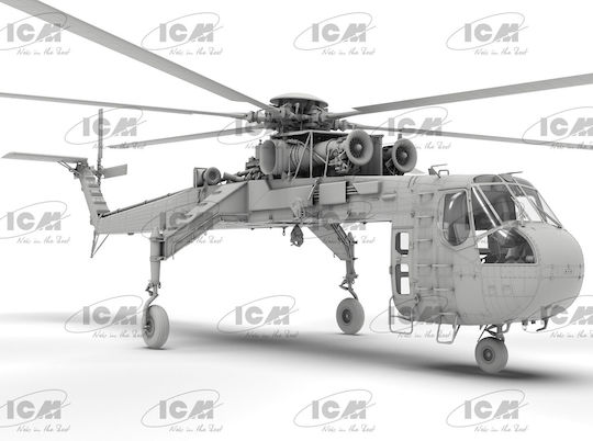Icm Sikorsky S-64e Skycrane Магазин За Модели На Самолети И Хеликоптери 1:35 53058