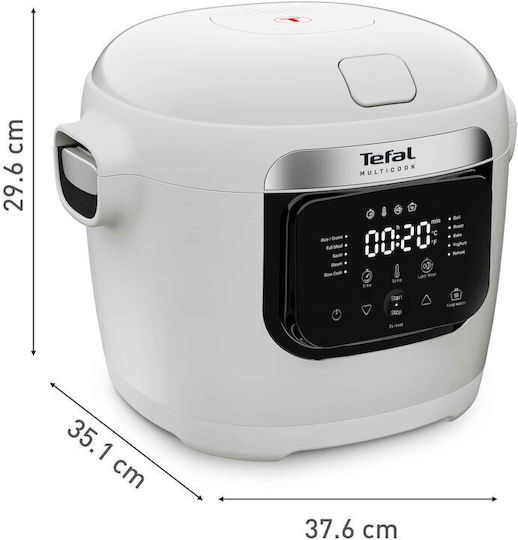 Tefal Multicook Basic Aragaz multifuncțional 700W cu Capacitate 6lt Alb