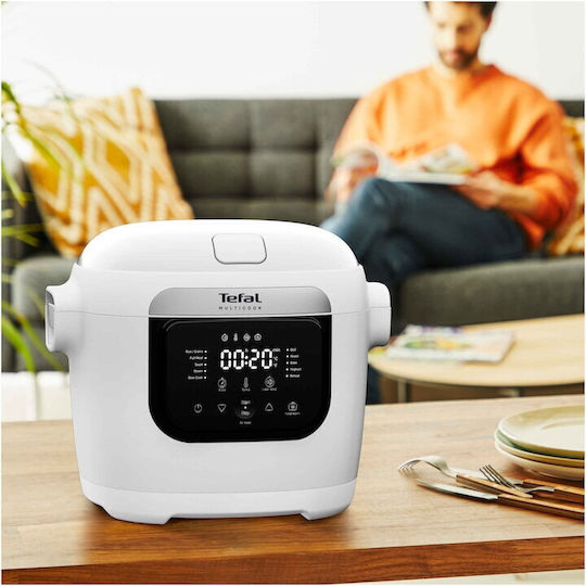 Tefal Multicook Basic Aragaz multifuncțional 700W cu Capacitate 6lt Alb
