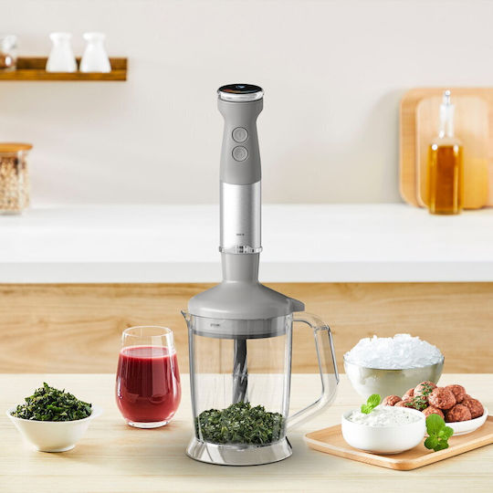 Tefal Quickchef+ Ραβδομπλέντερ με Ανοξείδωτη Ράβδο 1000W Γκρι