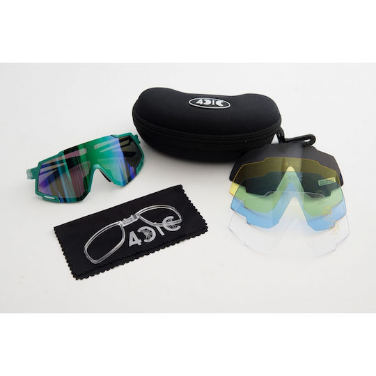 4cic Cycling Glasses & Multicolour Lenses