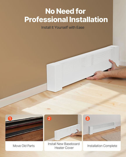 Vevor Radiator Cover 3 Ft 916 Mm White Dbjrqgthjbascf4nr001v0