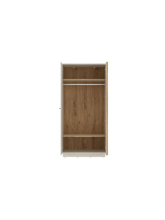 Double Door Wardrobe Ontario 169 Cashmere 92x58x189cm
