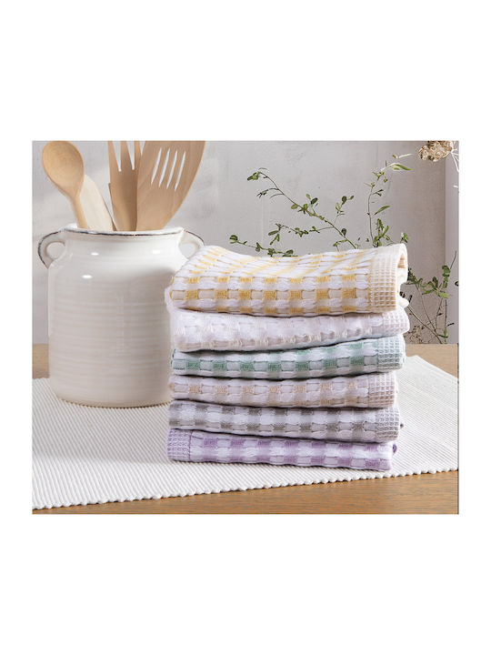 Nef-Nef Homeware Main Ποτηρόπανο από 100% Βαμβάκι σε Γκρι Χρώμα 45x68cm Nef-Nef Homeware Main Ποτηρόπανο από 100% Βαμβάκι σε Γκρι Χρώμα 45x68cm
