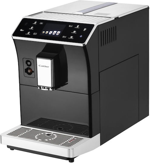 Catler Ea 950 Automatic Espresso Coffee Machine 1300W Pressure 19bar for Cappuccino with Grinder Black