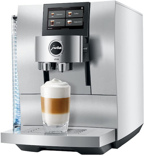 Jura Z10 Automatic Built-in Espresso Coffee Machine 1450W Power 15bar Pressure for Cappuccino with Grinder and Wi-Fi Silver 2098485