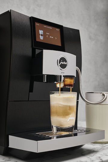 Jura Z10 Automatic Espresso Coffee Machine 1450W Pressure 15bar for Cappuccino with Grinder Black 2098483