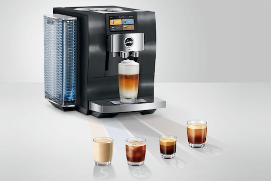 Jura Z10 Automatic Espresso Coffee Machine 1450W Pressure 15bar for Cappuccino with Grinder Black 2098483