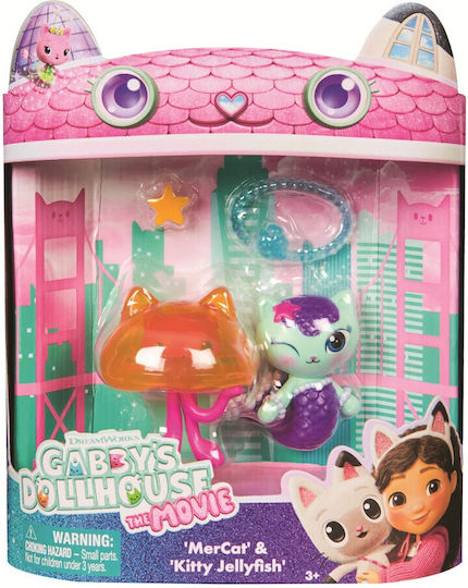 Spin Master Gabby's Dollhouse MerCat & Kitty Jellyfish για 3+ Ετών 5εκ. (Διάφορα Σχέδια)