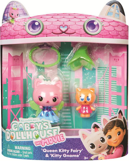 Spin Master Gabby's Dollhouse Queen Kitty Fairy & Kitty Gnome για 4+ Ετών