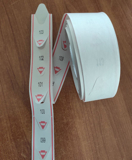 Priority Paper Roll 2,000 Labels Numbering 1-999 1 Roll