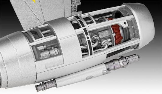 Revell Mandalorian N1 Starfighter Modeling Figure Spacecraft 90 Pieces in Scale 1:24 45.5cm.