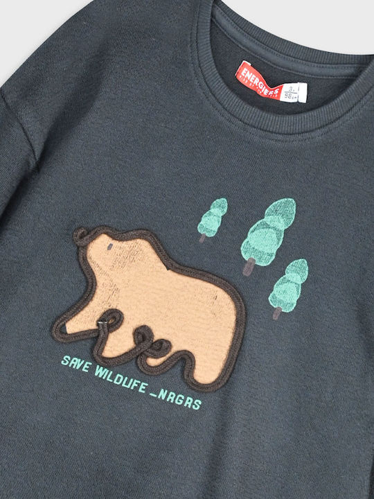 Kinderhemd Langarm Black