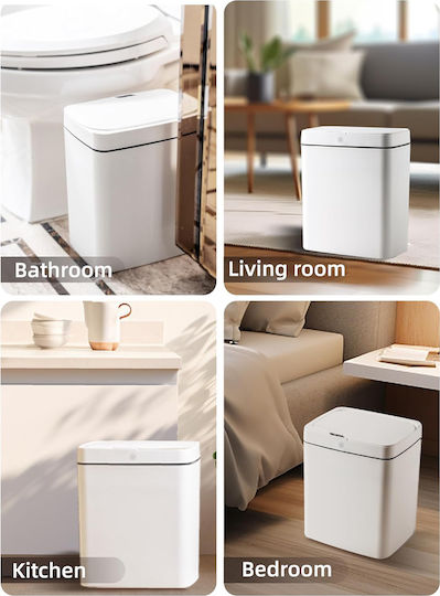 Home Use Kunststoff Mülleimer mit Sensor 13l Weiß