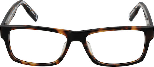 Fila Vfi307 0c10 Men's Eyeglass Frame Plastic Havana 55 Mm