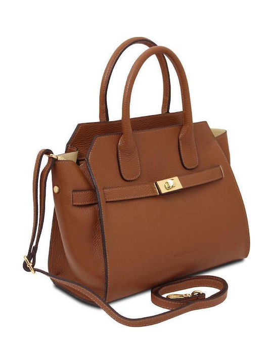 Leather Women's Bag Shoulder Gold