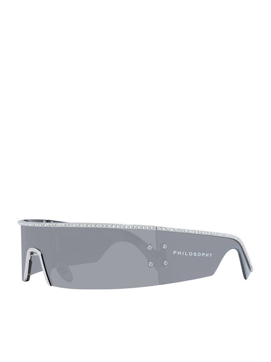 Lozza Unisex Sunglasses with Gold Metal Frame and Gray Lens SL2372S 0579