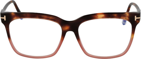 Tom Ford Optical Frame Ft5768-b 055 54 Blue Filter