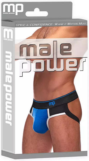 Malepower Мъжки секси джокстрап Син