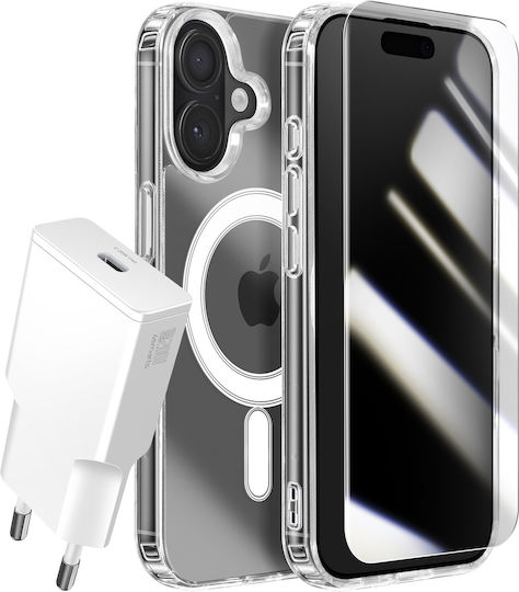 4smarts Case Iphone 17 Premium 3-in-1 Starter Pack 20w Usb-c Charger Sienna