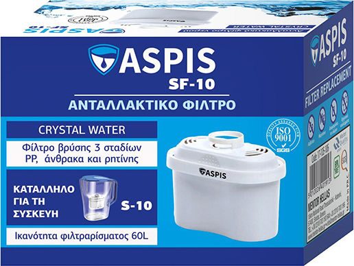 ASPIS Ανταλλακτικό Φίλτρο Νερού για Κανάτα από Ενεργό Άνθρακα