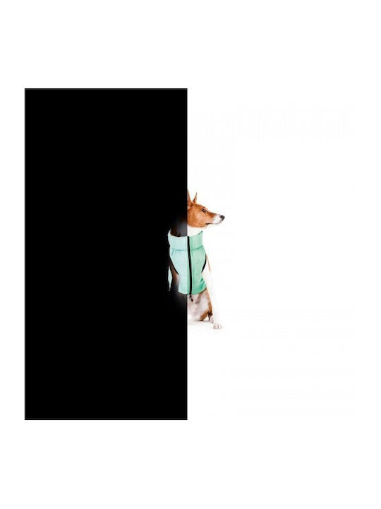 Wau Dog Waterproof Reversible Fluorescent Green Dog Coat 40cm M
