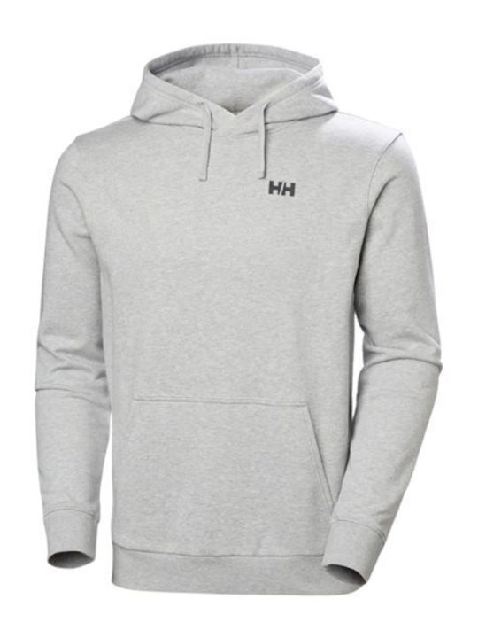 Graphic Sweatshirt with Hood Gray