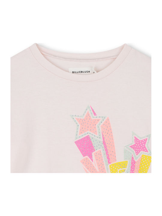 Kinderhemd Langarm Ecru-pink