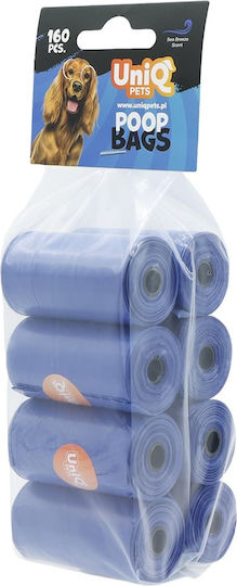 Uniq Blue Dog Excrement Bags 8 Rolls 20 Units Sea Breeze