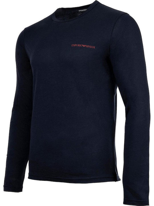 Logo Herren Unterhemden in Blau Farbe 1Packung