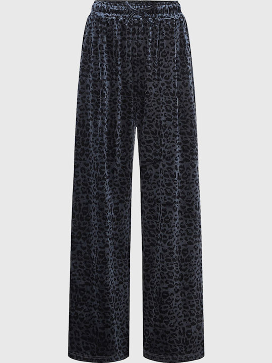 Sweatpants Jogger Velvet Animal Print