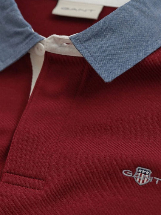 Polo Langarm Bluse Rosewater