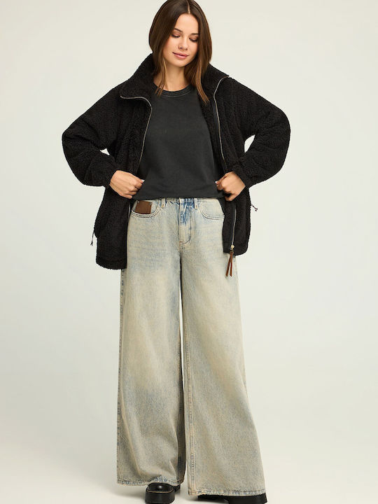 Damen Jacke in Schwarz Farbe
