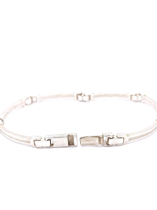 PS Silver Ανδρικό Βραχιόλι από Ασήμι 19cm