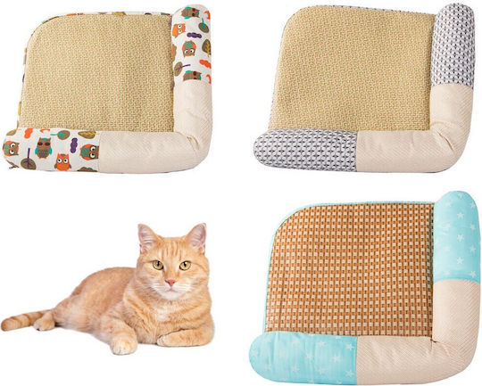 Cat Bed Scratcher L – Comfortable Sleeping & Play Area Blue