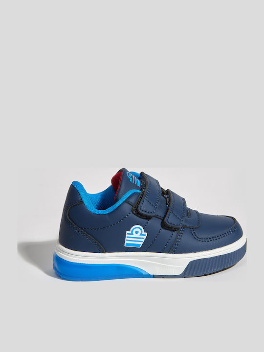 Kinder Sneakers mit Klettverschluss & Lichtern Blau