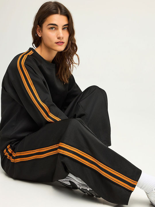 Sweatpants Flared Black