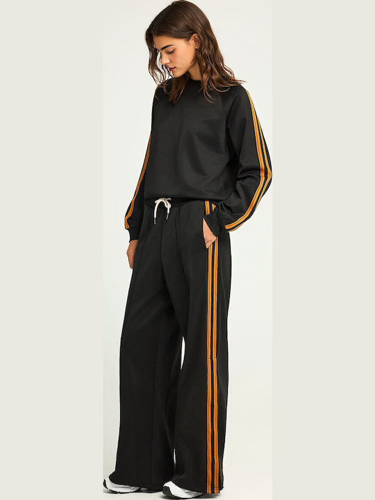 Sweatpants Flared Black