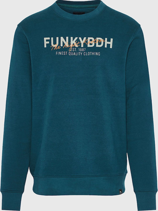 Sweatshirt Petrol Blue