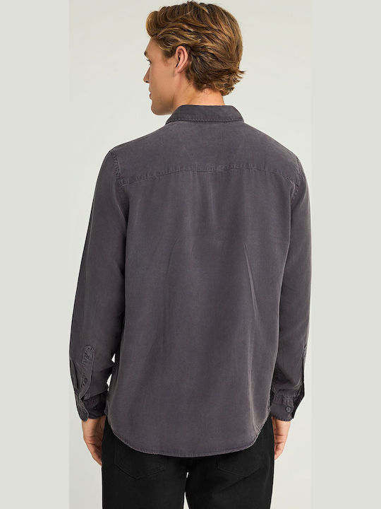 Langärmlig Hemd Gray