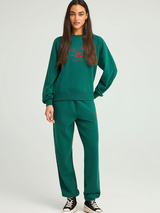 Women's Sweatshirt Deep Emerald