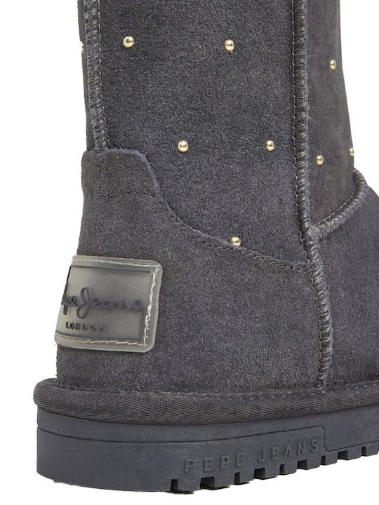 Diss Wildleder Kinderstiefel Grau
