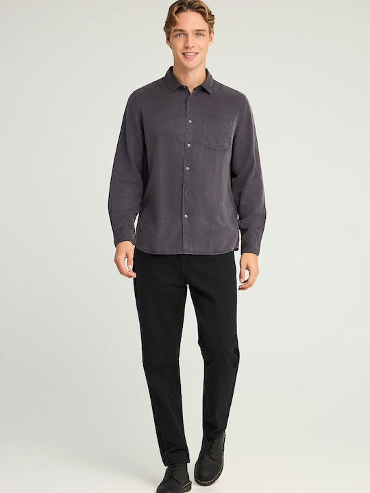 Langärmlig Hemd Gray