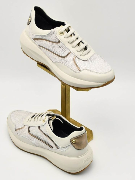 Damen Sneakers Beige