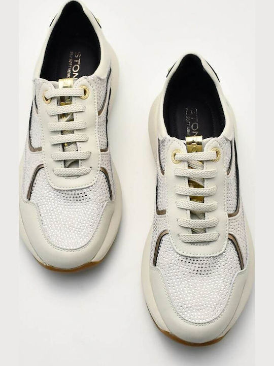 Damen Sneakers Beige