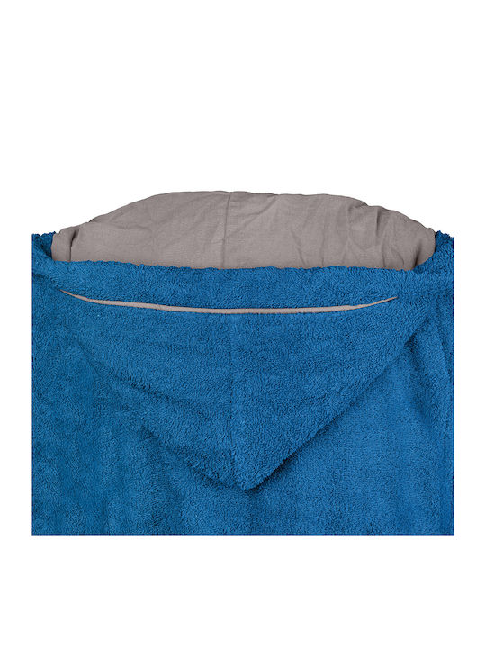 Beauty Home Παιδικό Μπουρνούζι Blue mit Kapuze