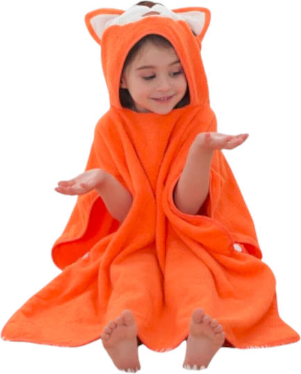 Orange Fox Детско Пончо За Баня Queen Mother