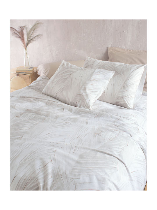 Rythmos Sheet Sets Single 160x260cm. Palm White 3pcs